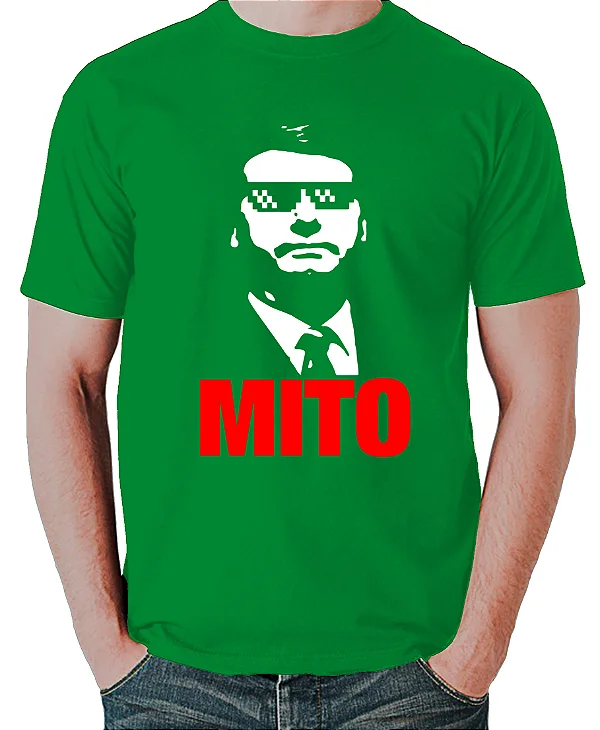 Foto ilustrativa do produto Camiseta Verde Bolsonaro Mito