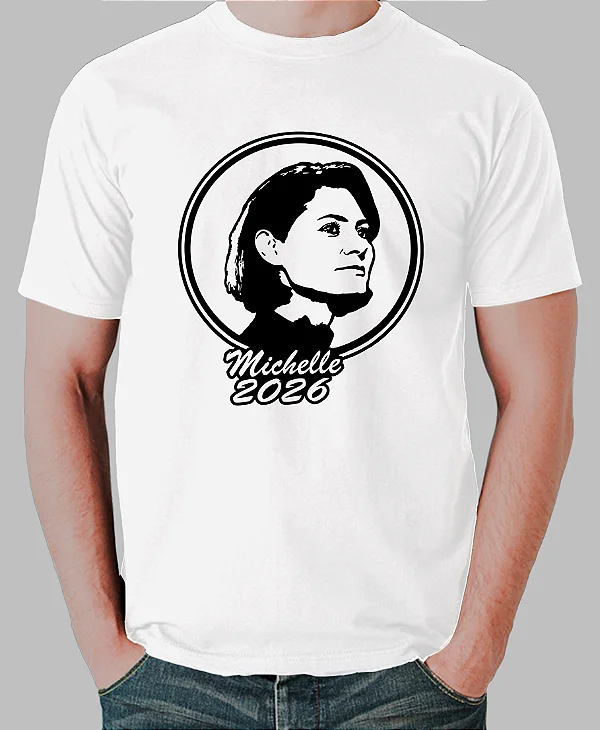 Foto ilustrativa do produto Camiseta Branco Michelle 2026