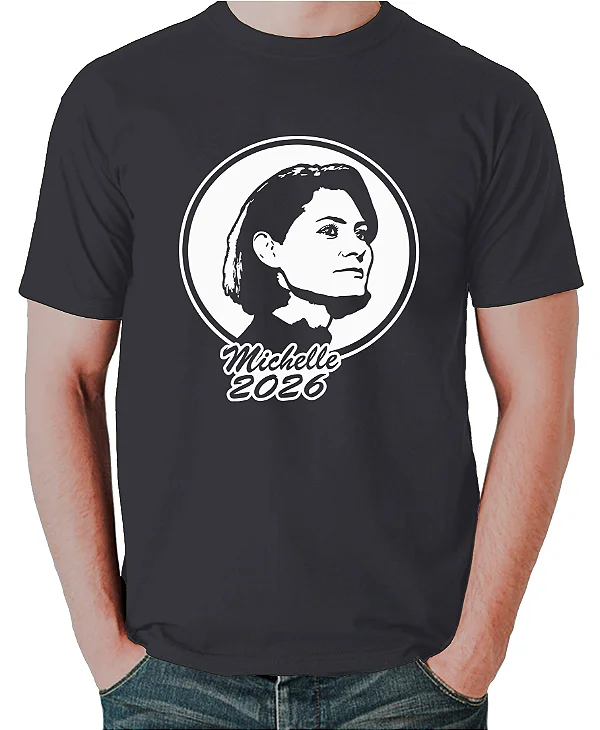 Foto ilustrativa do produto Camiseta Preto Michelle 2026