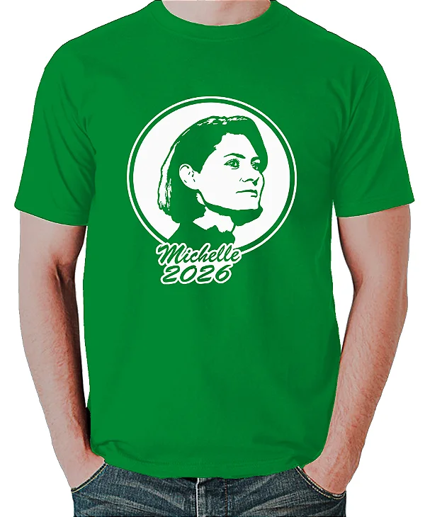 Foto ilustrativa do produto Camiseta Verde Michelle 2026